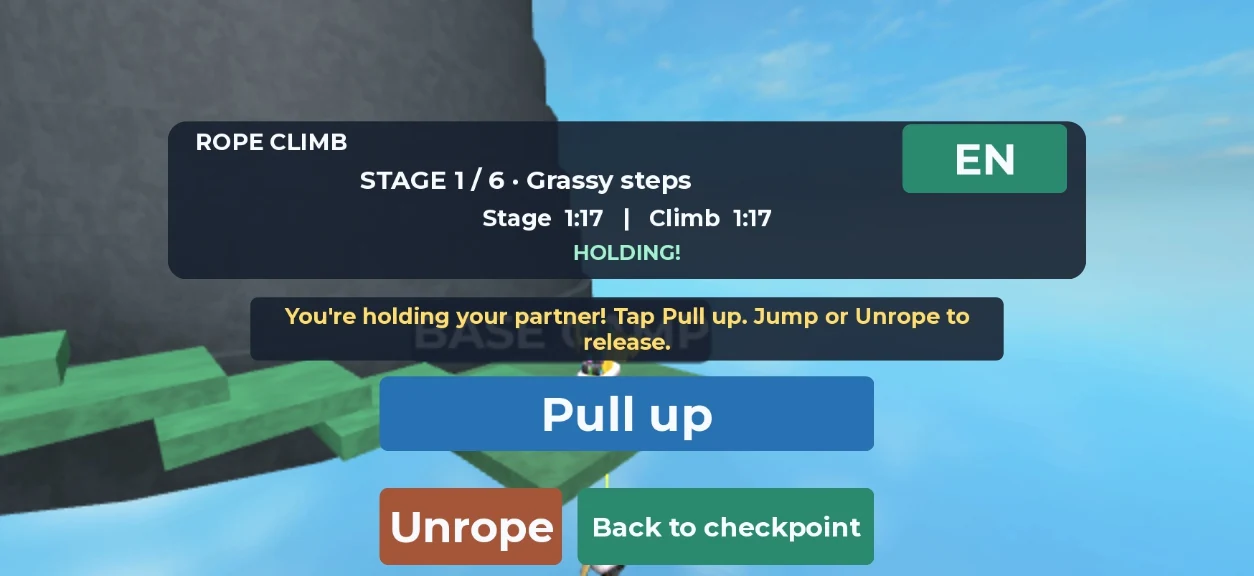 Local Studio development test: the anchor can pull up a partner.